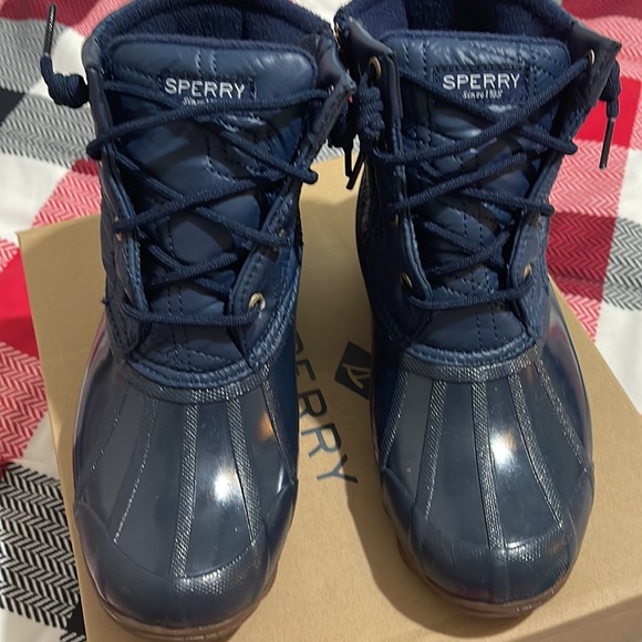 Sperry memory foam women’s waterproof rubber boots - Picture 2 of 5